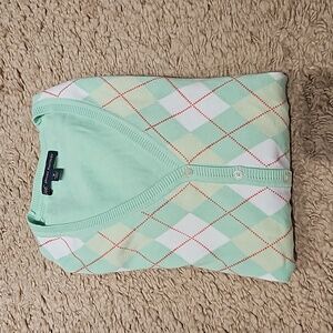 BROOKS BROTHERS ARGYLE SWEATER SIZE MEDIUM